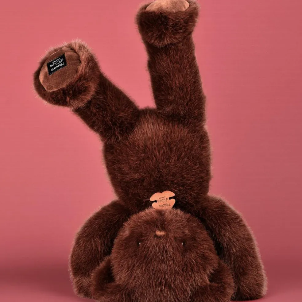 Peluche ours Clémentin Choco Cranberries (60 cm)