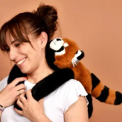 Peluche panda roux lesté PODCOLL (40 cm)