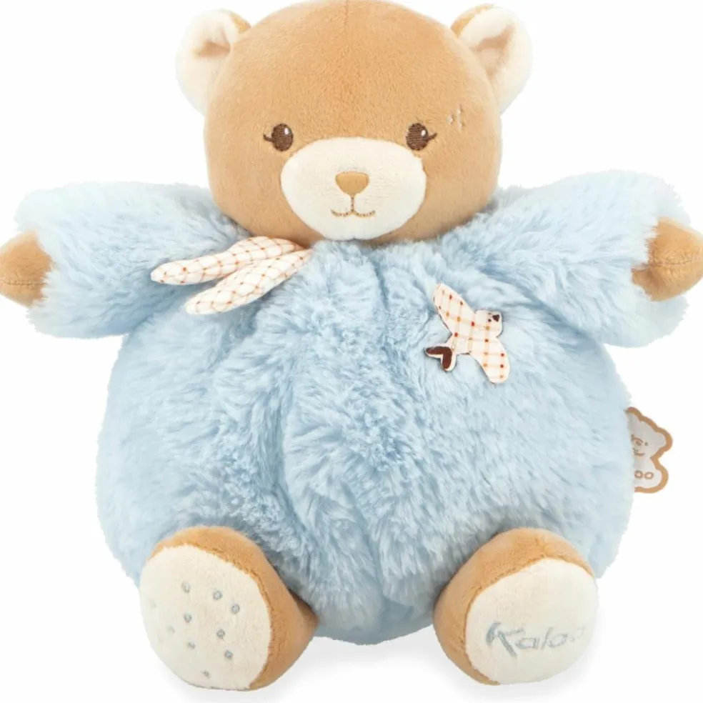 Peluche Patapouf Ours bleu (17 cm)