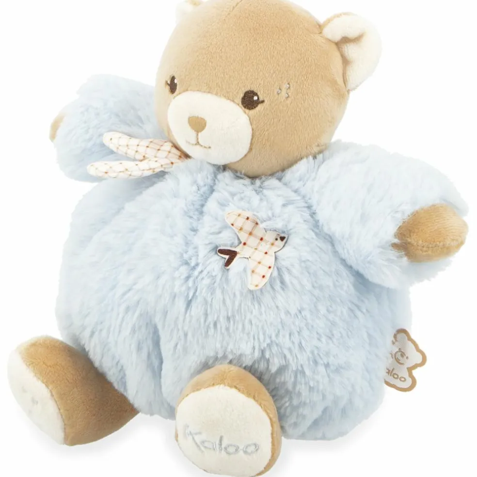 Peluche Patapouf Ours bleu (17 cm)