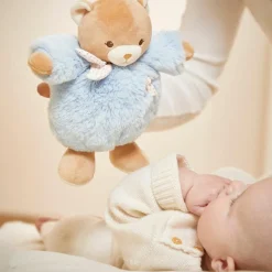 Peluche Patapouf Ours bleu (17 cm)