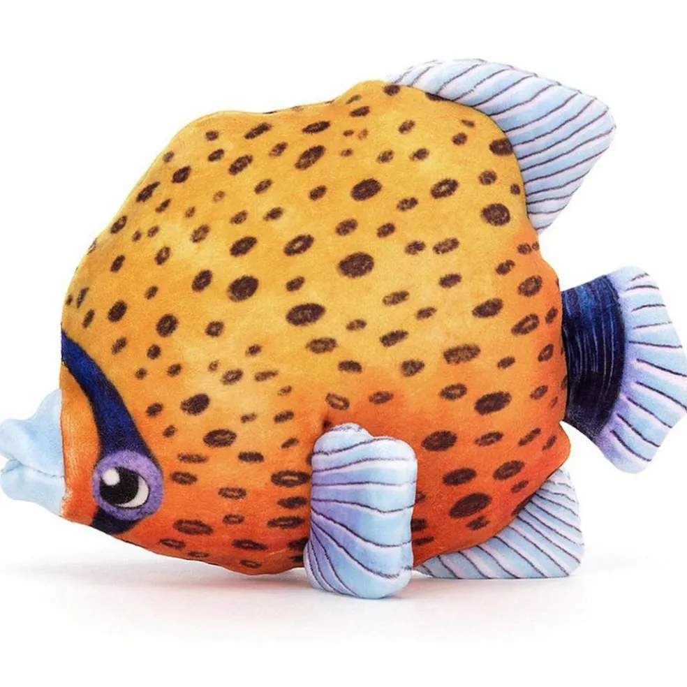 Peluche Poisson orange (16 cm)