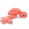 Peluche Sauvenou maman et bébé Les Ptipotos Corail (29 cm)