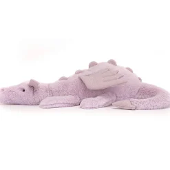 Peluche Scrumptious dragon lavande (50 cm)