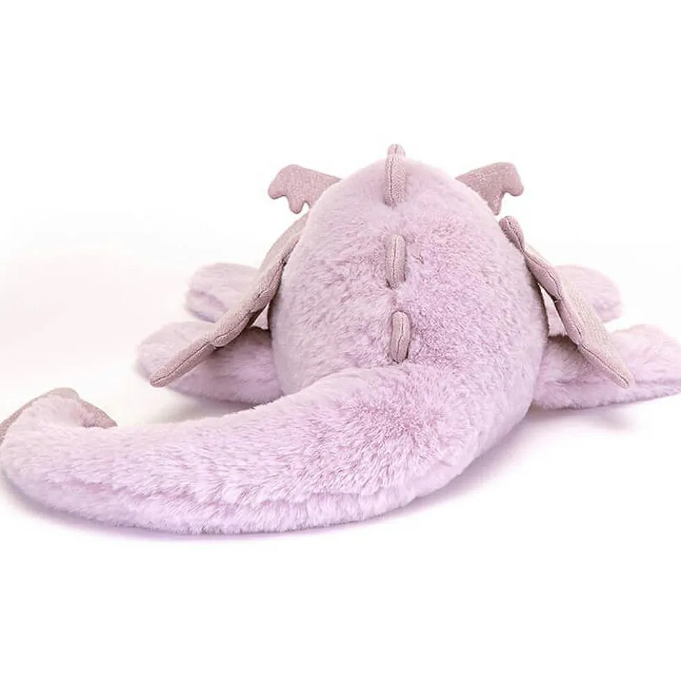 Peluche Scrumptious dragon lavande (50 cm)