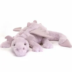 Peluche Scrumptious dragon lavande (66 cm)