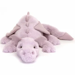 Peluche Scrumptious dragon lavande (66 cm)