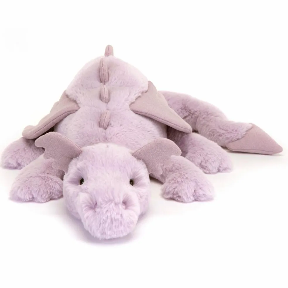 Peluche Scrumptious dragon lavande (66 cm)