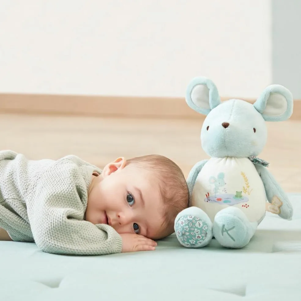 Peluche sonore Souris (28 cm)