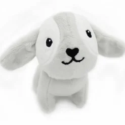 Peluche Toutou maman et bébé Les Ptipotos Gris clair (34 cm)