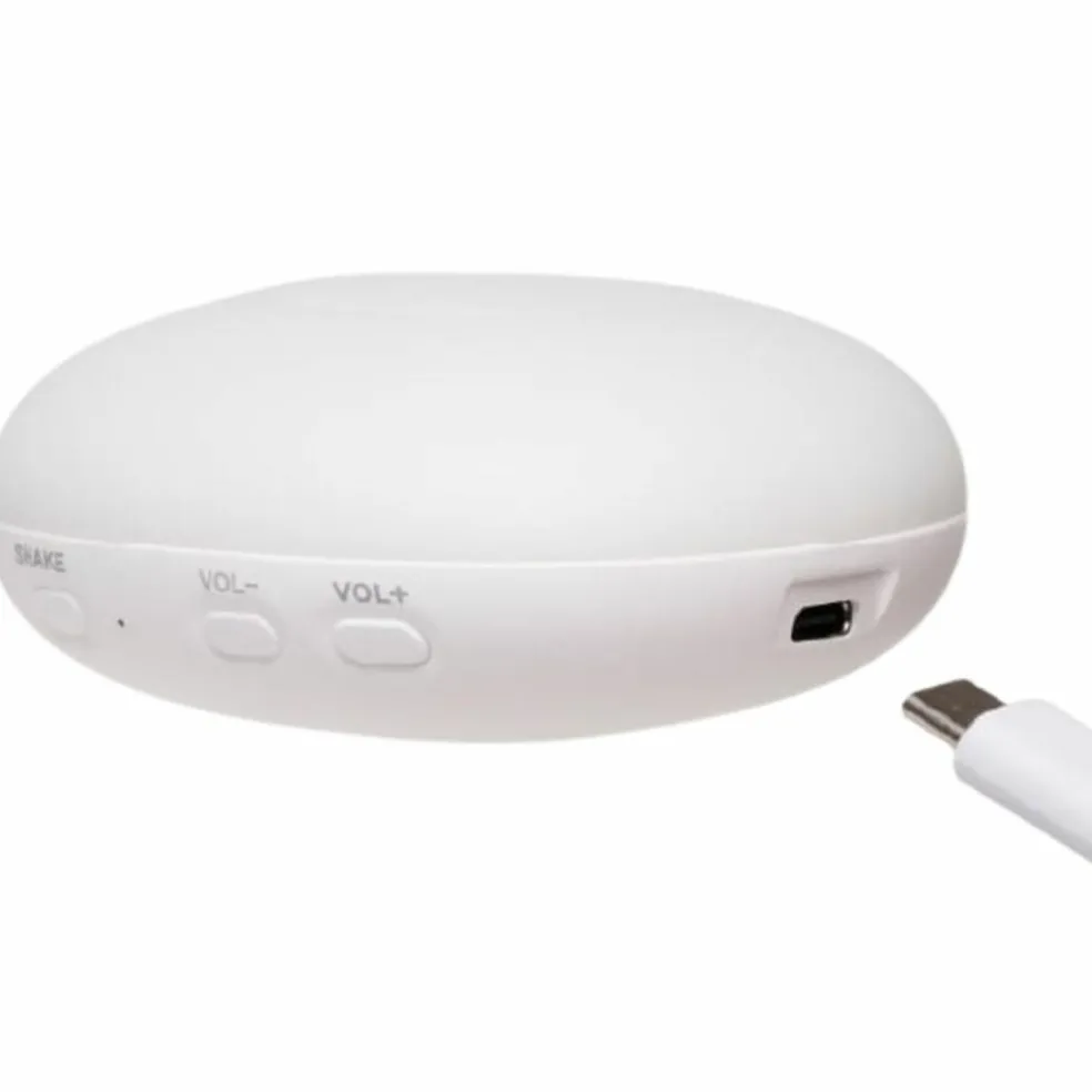 Peluche veilleuse lapin nature bio avec sons & lumières rose 2.0