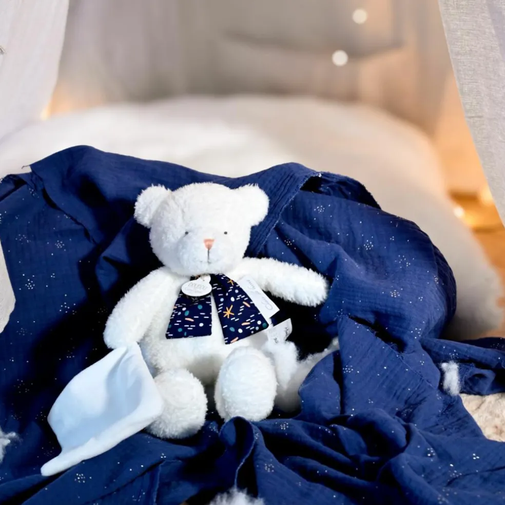 Peluche veilleuse Ours Pantin luminescent Clair de Lune (28 cm)