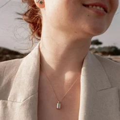 Pendentif personnalisable plaqué or jaune