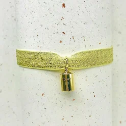 Pendentif personnalisable plaqué or jaune