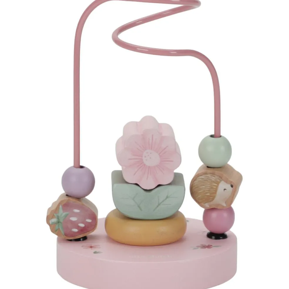 Petit boulier spirale fleur en bois FSC Fairy Garden