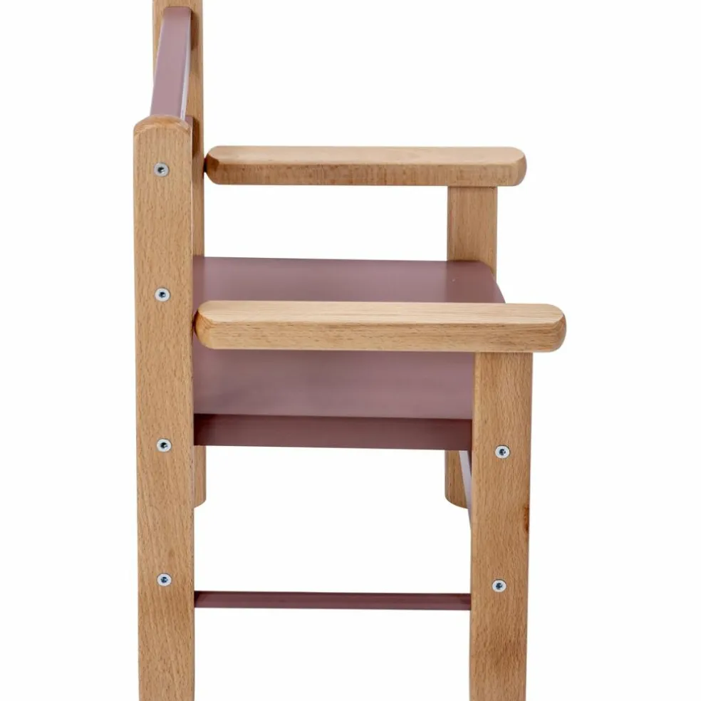 Petit fauteuil avec accoudoirs Juliette Hybride Vieux rose