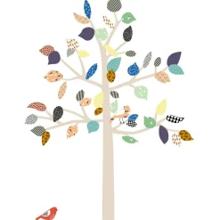 Petit sticker mural Big Tree arbre à motifs