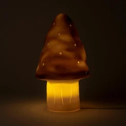 Petite lampe veilleuse champignon Chocolat