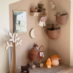 Petite lampe veilleuse champignon Chocolat