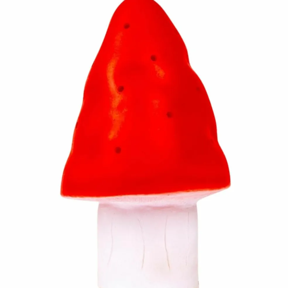 Petite lampe veilleuse champignon Rouge