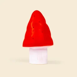 Petite lampe veilleuse champignon Rouge