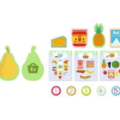 Petite épicerie en bois gourmandises Mia & Léo