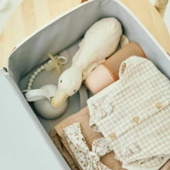 Petite valise Mini traveller Teddy écru