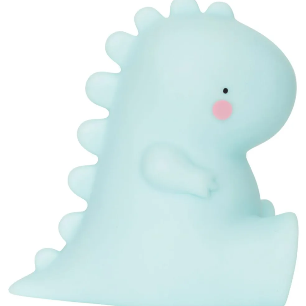 Petite veilleuse dinosaure bleu (12 cm)