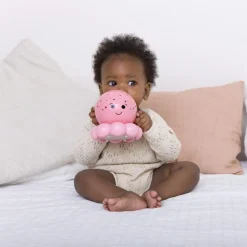 Petite veilleuse nomade bébé poulpe rose