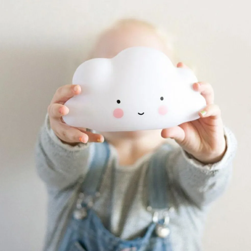 Petite veilleuse nuage blanc (16 cm)