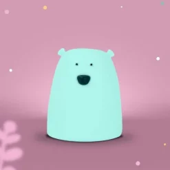 Petite veilleuse Ours S Bleue