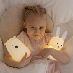 Petite veilleuse Ours S Blanche