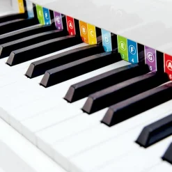 Piano à queue électronique Deluxe blanc