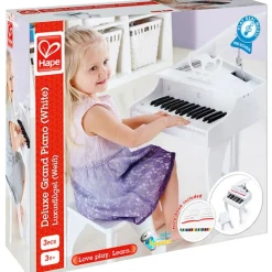 Piano à queue électronique Deluxe blanc