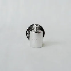 Pins Mon Petit Poids personnalisable (argent rhodié)