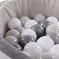 Piscine à balles grise