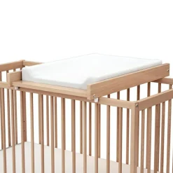 Plan à langer amovible en bois de hêtre verni Essentiel