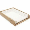Plan à langer pour commode matelas pois beige