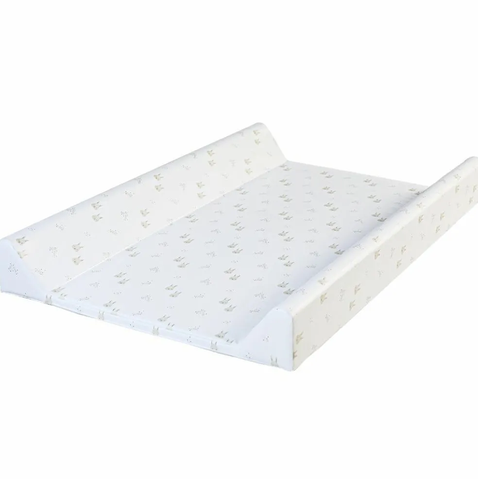 Plan à langer pour commode blanc matelas lapins