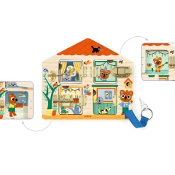 Planche à cadenas en bois Cabanalock