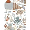 Planche de stickers A3 Animaux marins