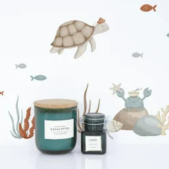 Planche de stickers A3 Animaux marins