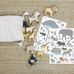 Planche de stickers A3 Big five & Cie