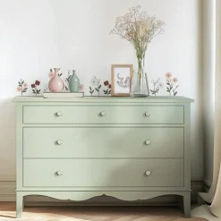 Planche de stickers A3 Fleurs sur tige