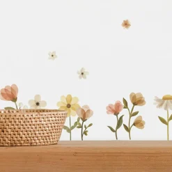 Planche de stickers A3 fleurs Vintage Flowers