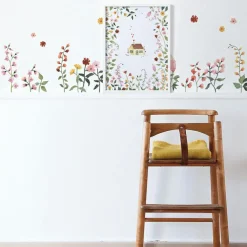 Planche de stickers A3 fleurs Queyran