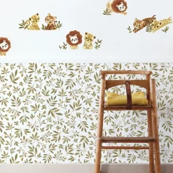 Planche de stickers A3 Little Jungle Animals