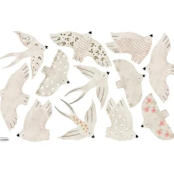 Planche de stickers Décor M Les hirondelles