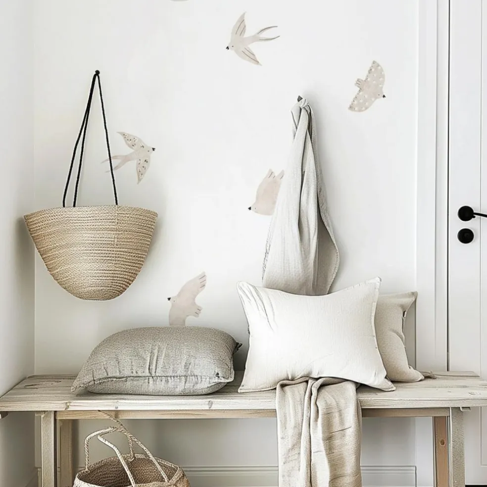 Planche de stickers Décor M Les hirondelles