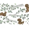 Planche de stickers L Ecureuils (64 x 90 cm)